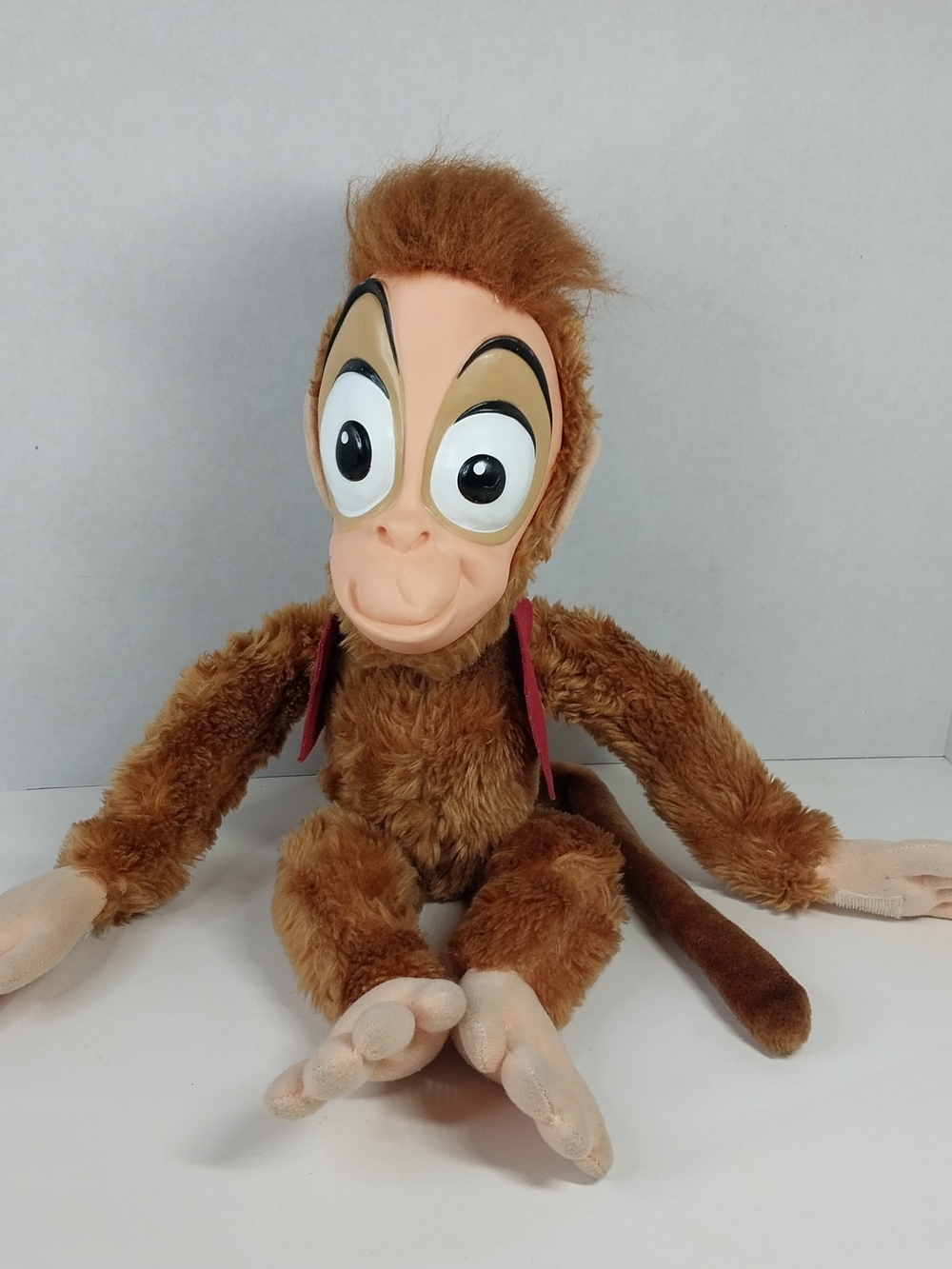 Vintage Disney Store Aladdin 18" ABU Monkey Plush Stuffed Animal Toy 90s